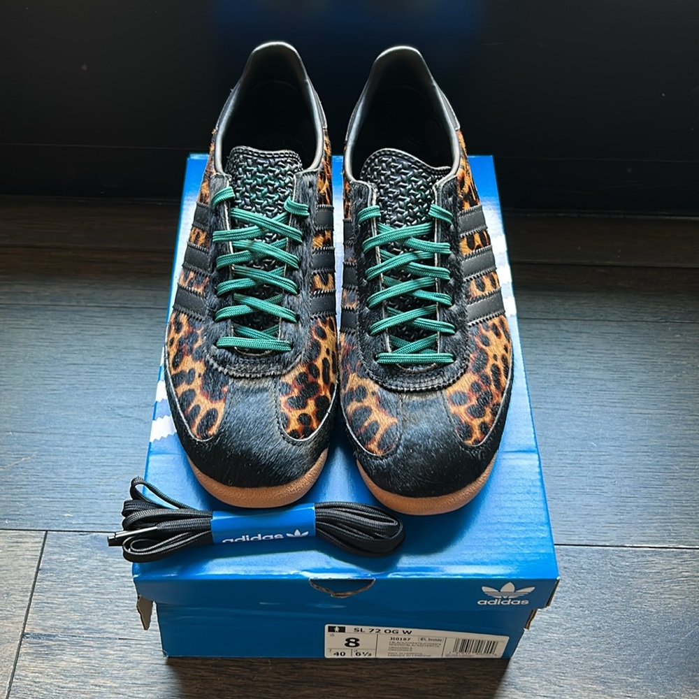 adidas SL 72 OG Leopard Print Collegiate Green